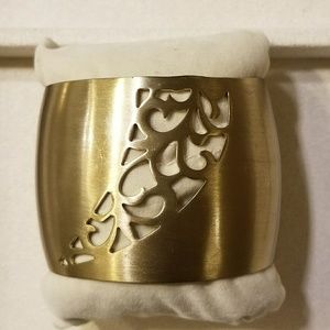 Gold Tone Cuff Bracelet